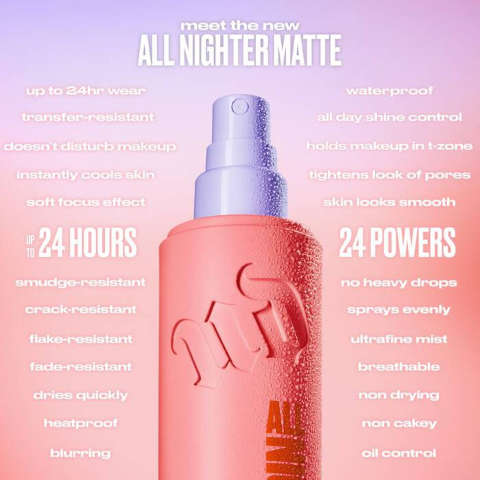 Urban Decay All Nighter Matte Setting Spray 120ml