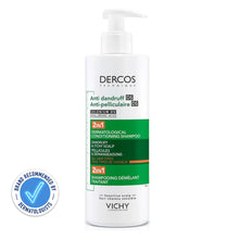 VICHY Dercos Anti-Dandruff 2in1 Dermatological Conditioning Shampoo 390ml