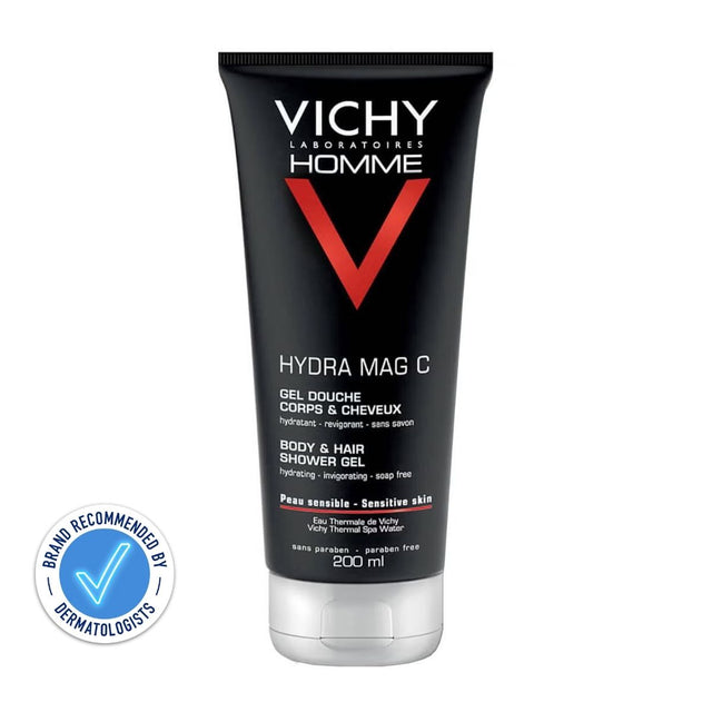 VICHY Homme Hydra Mag C+ Shower Gel 200ml