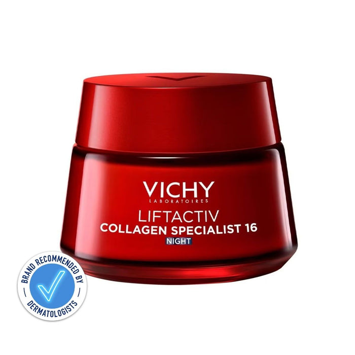 VICHY Liftactiv Collagen Specialist 16 Peptide Night Cream for All Skin Types 50ml