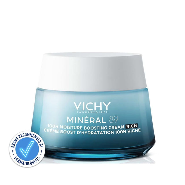 VICHY Minéral 89 100H Hyaluronic Acid Rich Hydrating Cream Dry skin 50ml