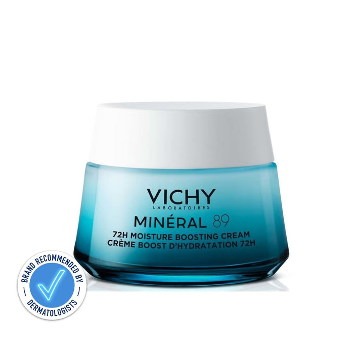 VICHY Minéral 89 72H Moisture Boosting Cream Fragrance-Free Face Moisturiser 50ml