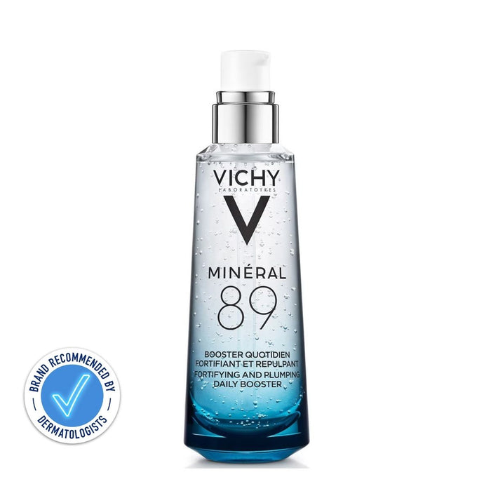 VICHY Minéral 89 Hyaluronic Acid Daily Hydrating Booster Serum 75ml Hypoallergenic, for All Skin Types