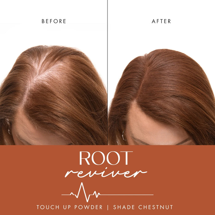 VODUZ Root Reviver Powder - Root Touch Up Powder Chestnut