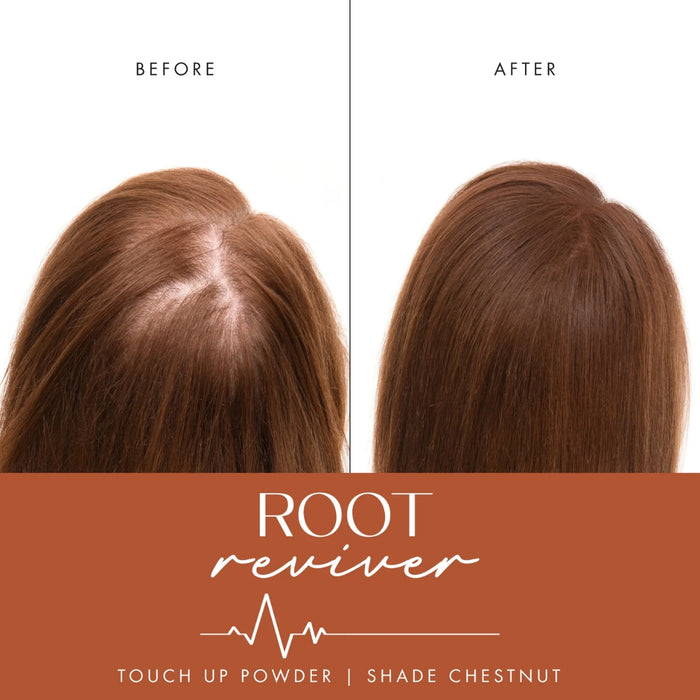VODUZ Root Reviver Powder - Root Touch Up Powder Chestnut