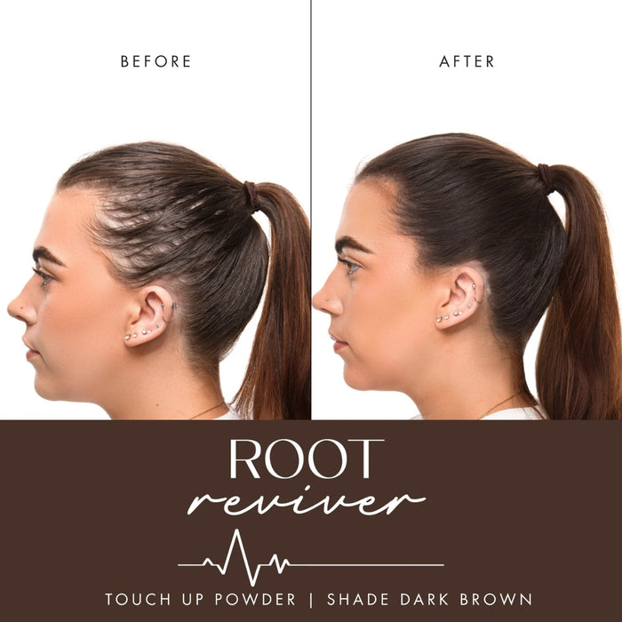 VODUZ Root Reviver Powder - Root Touch Up Powder Dark Brown