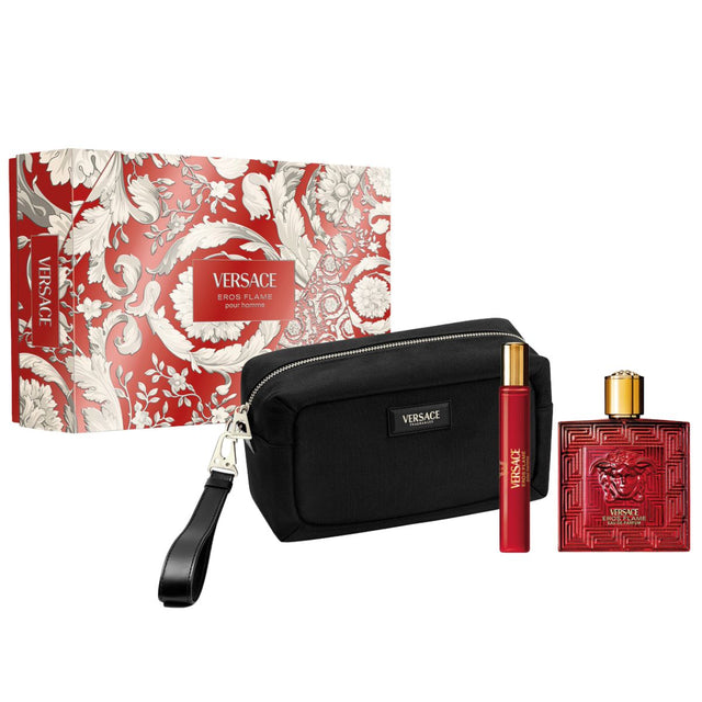 Versace Eros Flame Eau De Parfum 100ml Giftset