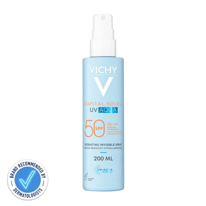 Vichy Capital Invisible Spf50 Spray Soleil UV Aqua Body