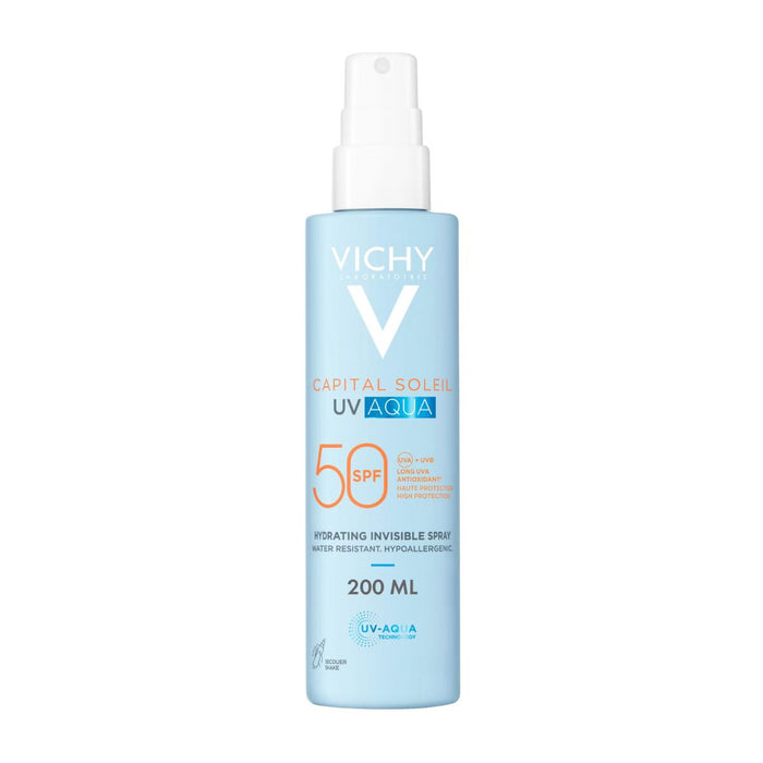 Vichy Capital Invisible Spf50 Spray Soleil UV Aqua Body