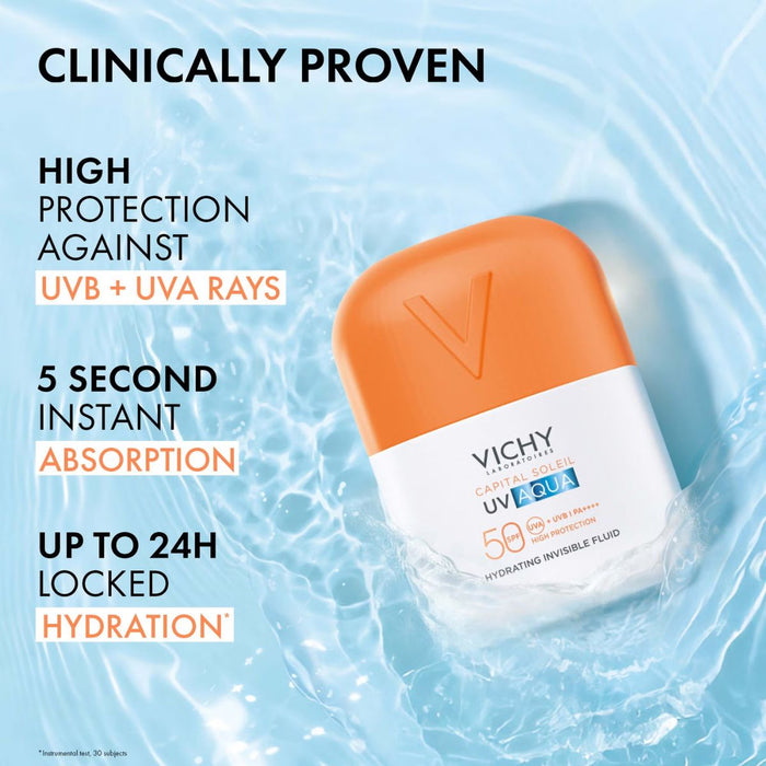 Vichy Capital Soleil UV Aqua Fluid Spf50+ 40ml