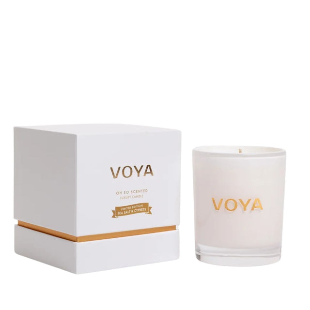 VOYA Sea Salt & Cypress Candle