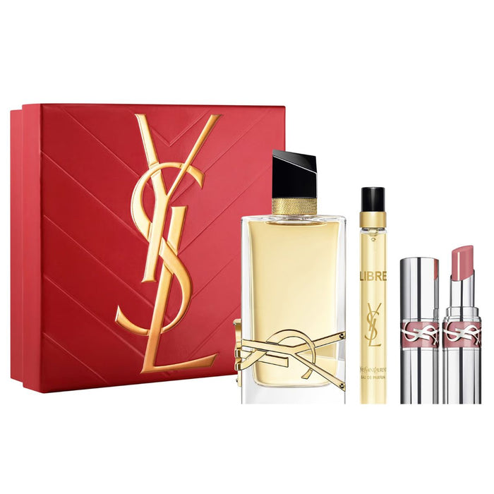 YSL Libre Eau De Parfum 90ml+10ml & Loveshine Lipstick Shade 44