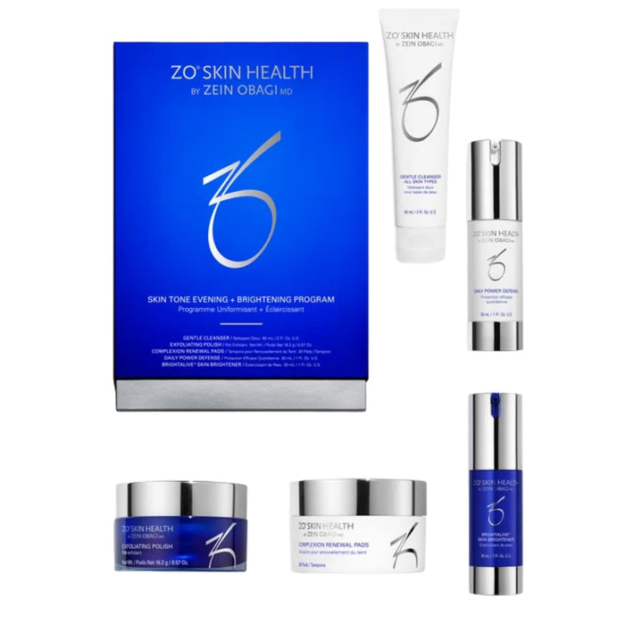 ZO Skin Health Skin Tone Evening + Brightening Program New