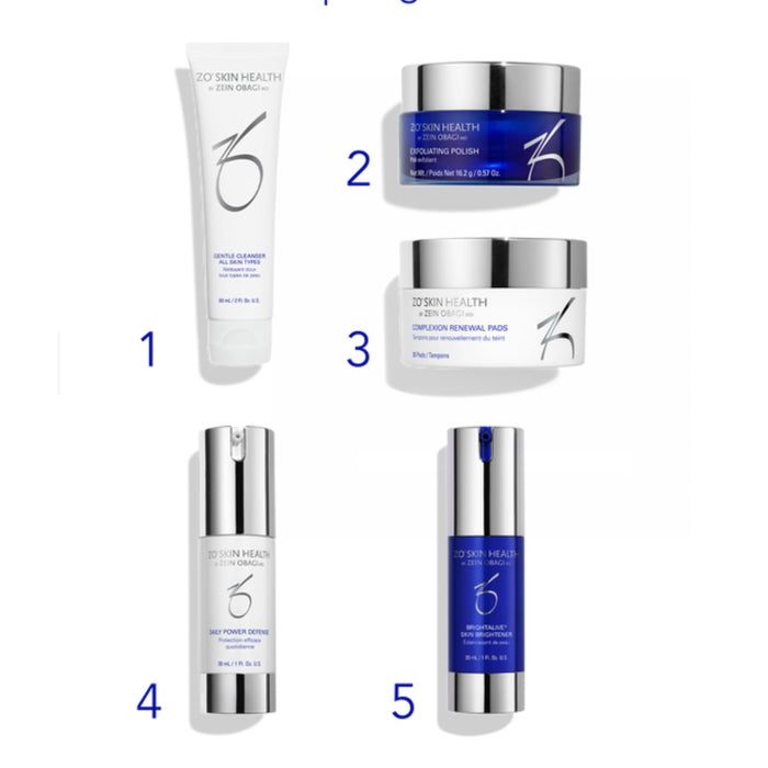 ZO Skin Health Skin Tone Evening + Brightening Program New