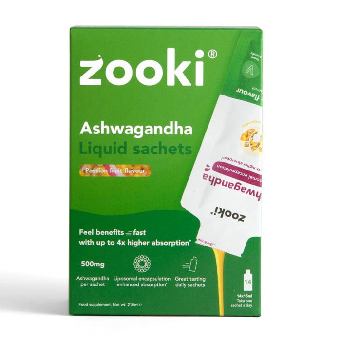 Zooki Liposomal Ashwagandha-Passion Fruit 14s