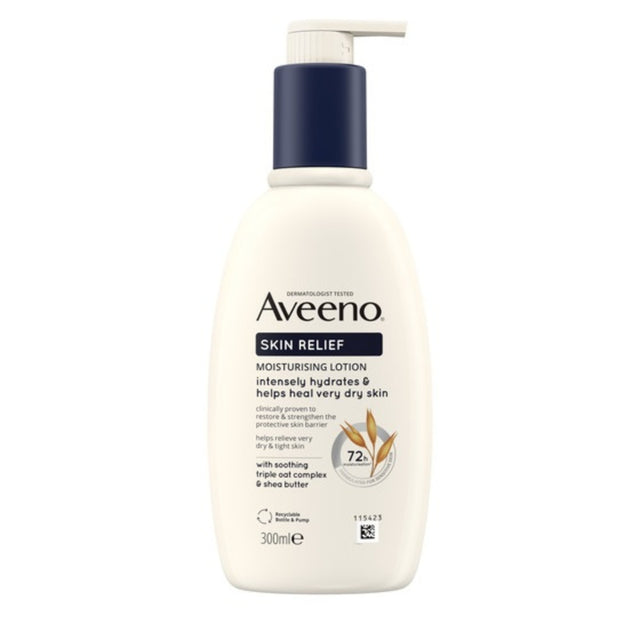 Aveeno Skin Relief Moisturising Lotion 300ml with Triple Oat Complex and Shea Butter