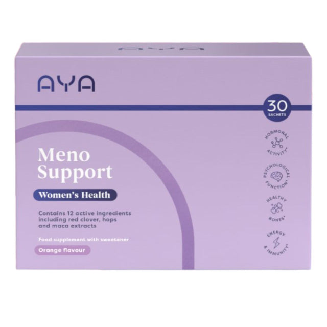AYA Meno Support Women's Health Orange Flavour 30 Sachets
