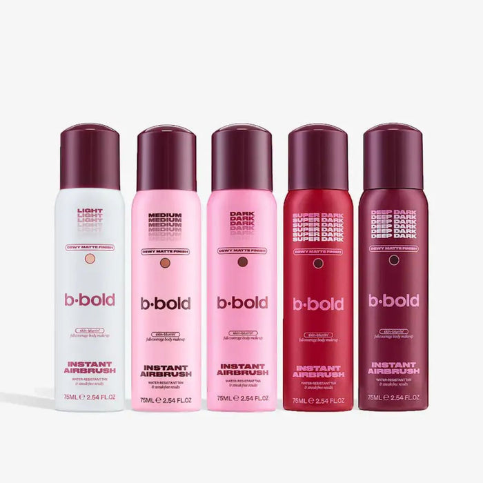b.bold Instant Airbrush Body Make-Up Deep Dark 75ml