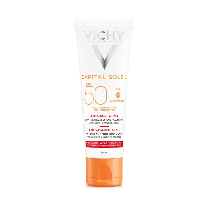 VICHY Capital Soleil Anti-Ageing 3-in-1 High Sun Protection for Face SPF50 50ml
