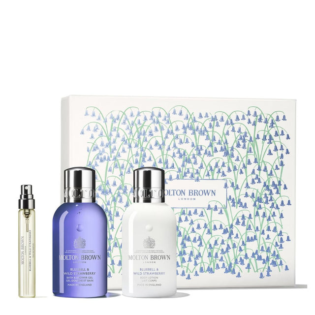 Molton Brown Bluebell & Wild Strawberry Travel Gift Set