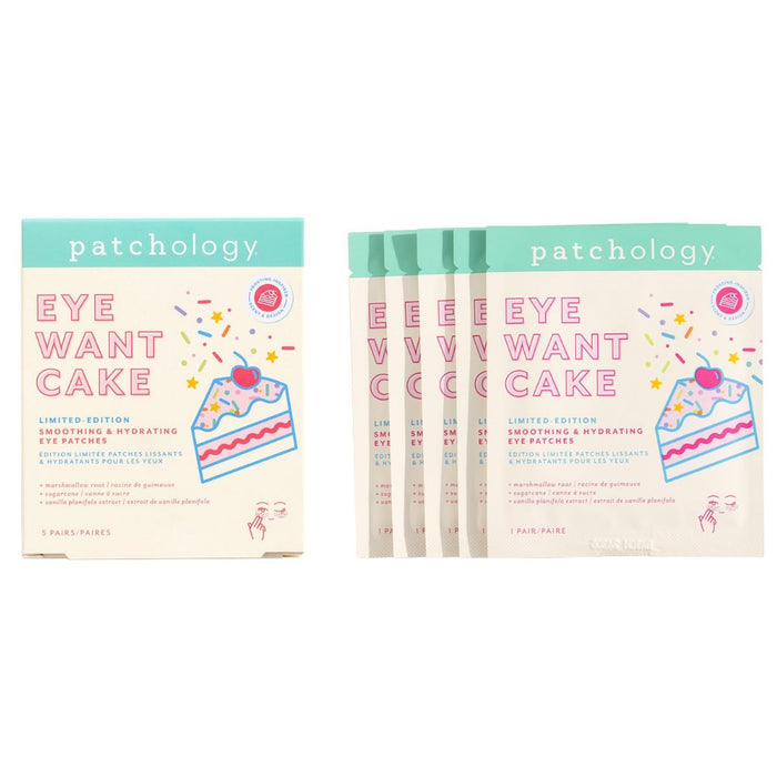 Patchology Eye Want Cake Smoothing & Hydrating Eye Patches Limited Edition (5 pack)