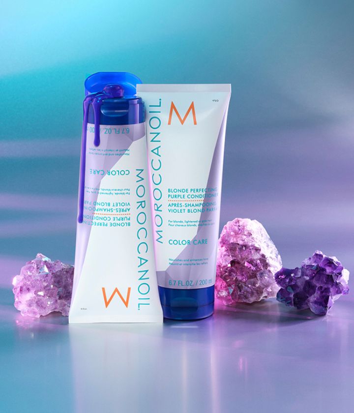 Moroccanoil purple shampoo and conditioner