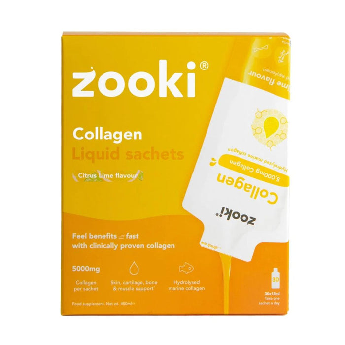 Zooki Marine Collagen Citrus Lime Flavour 30 Pack