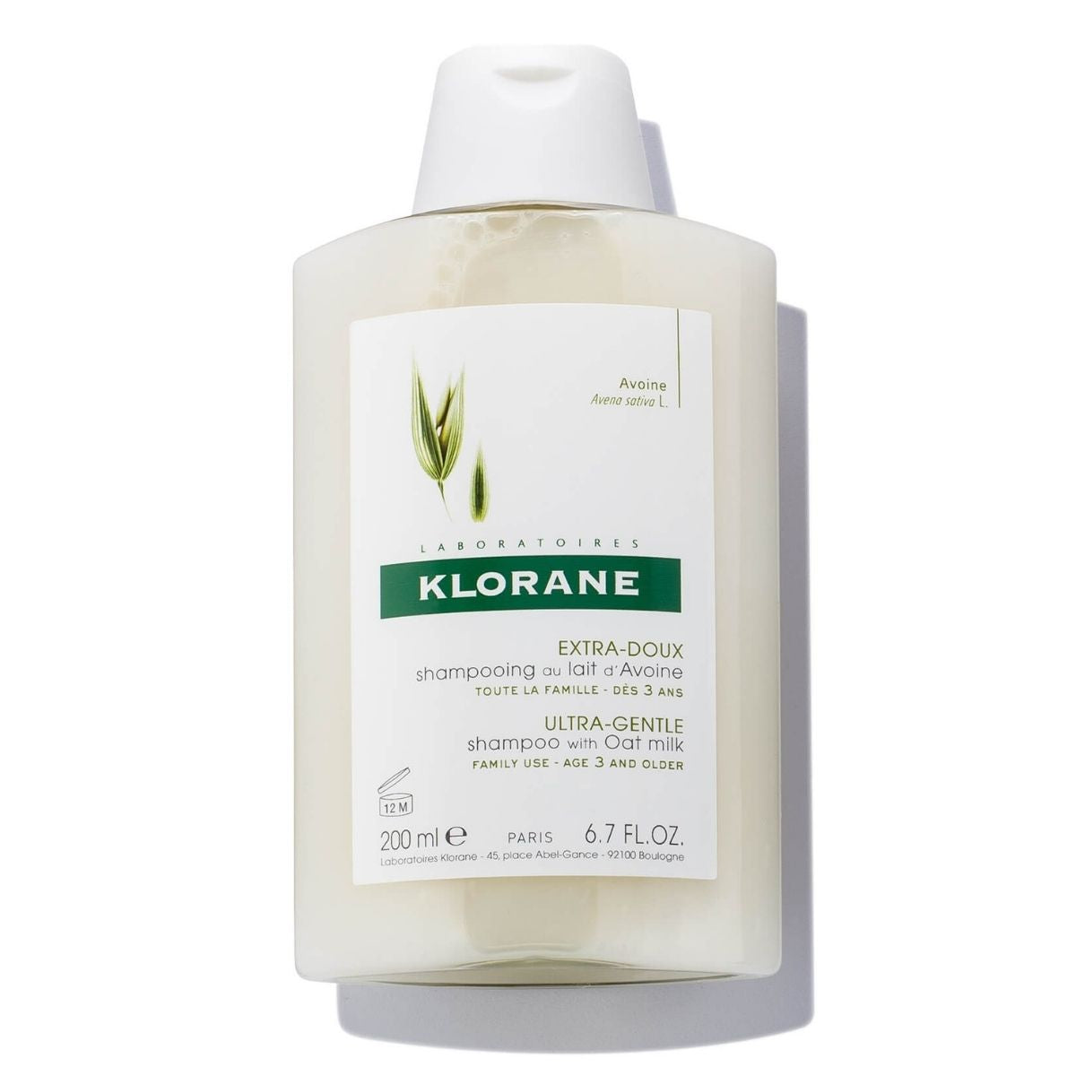 Klorane Softening Oat Milk Shampoo 200ml.