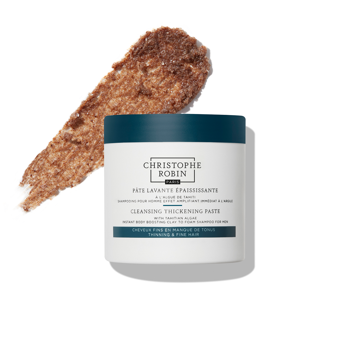 Christophe Robin Cleansing Thickening Paste with Tahitian Algae Thinning Fine Hair