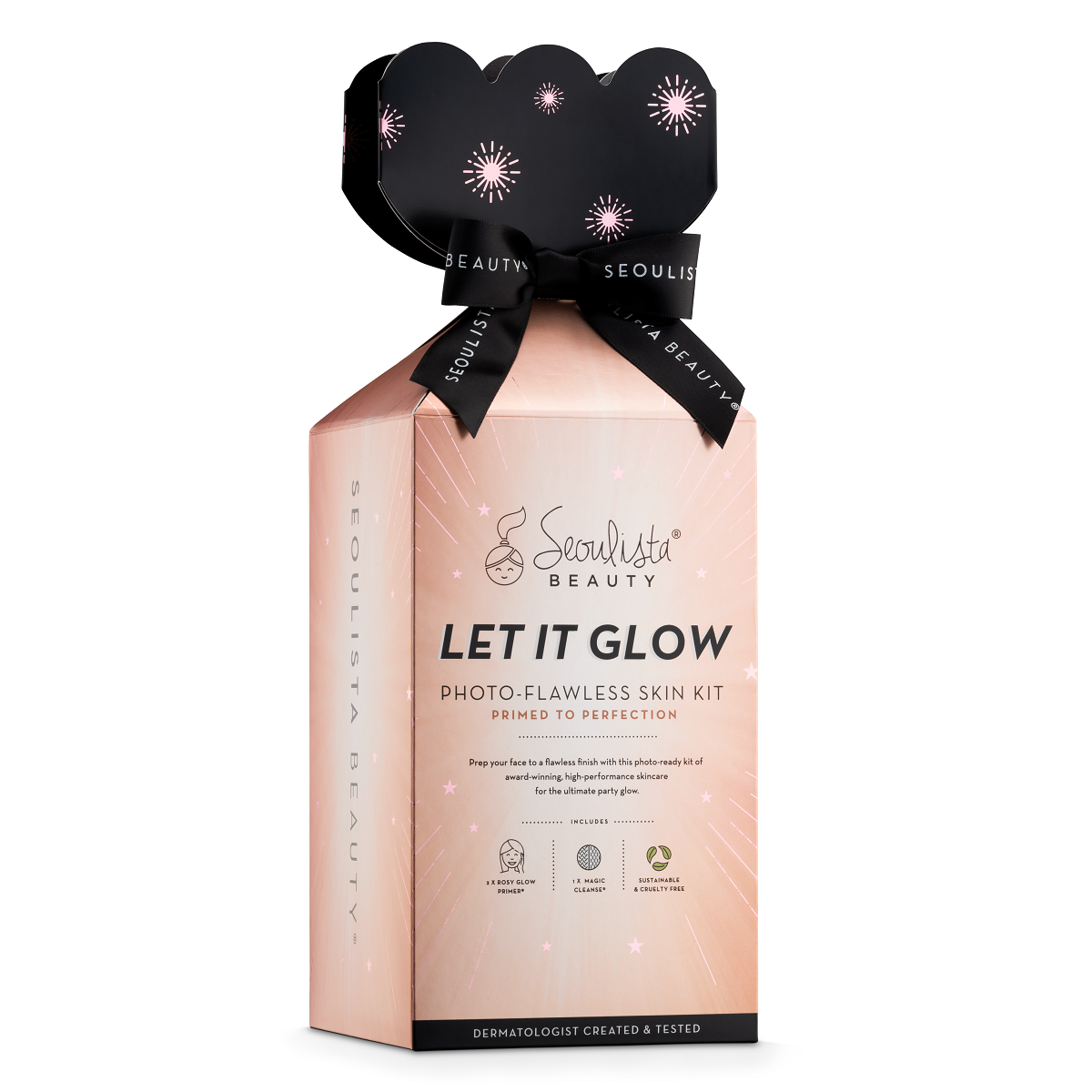 Seoulista Beauty Let It Glow! Cleanse & Prep Party Skin Kit.