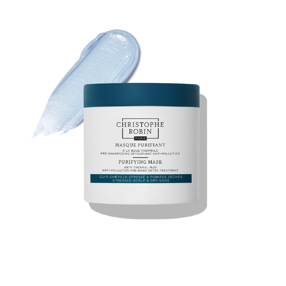 Christophe Robin Purifying Mask with Thermal Mud Stressed Scalp & Dry Ends