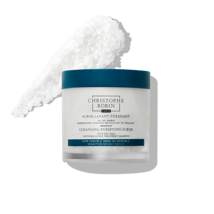 Christophe Robin Cleansing Purifying Scrub with Sea Salt Sensitive Oily Hair