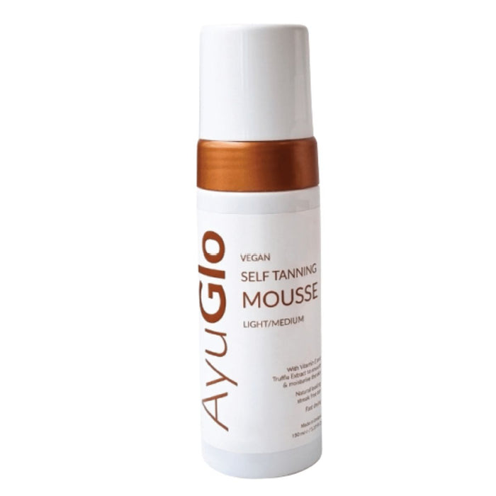 AyuGlo Mousse Tan Light/Medium at MIllies