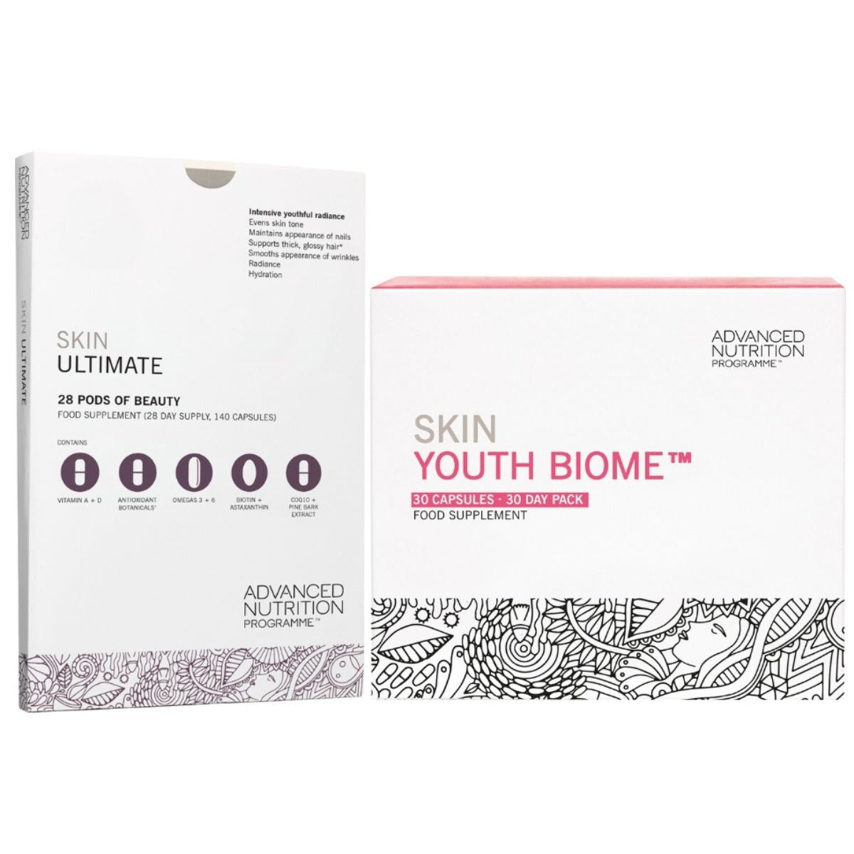 Advanced Nutrition Programme Skin Ultimate plus Complimentary Skin Youth Biome 30 Day