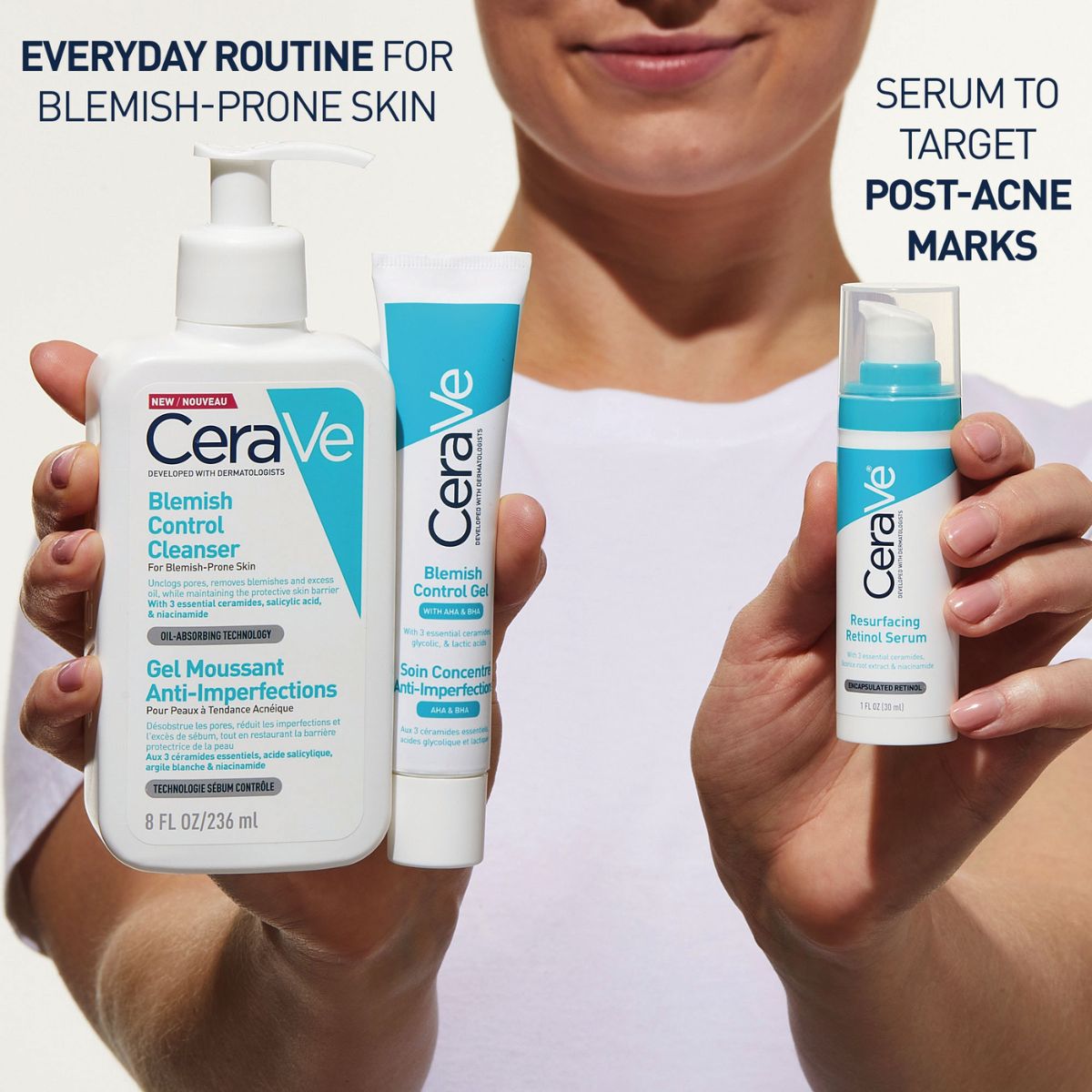 CeraVe blemish range for problematic acne skin