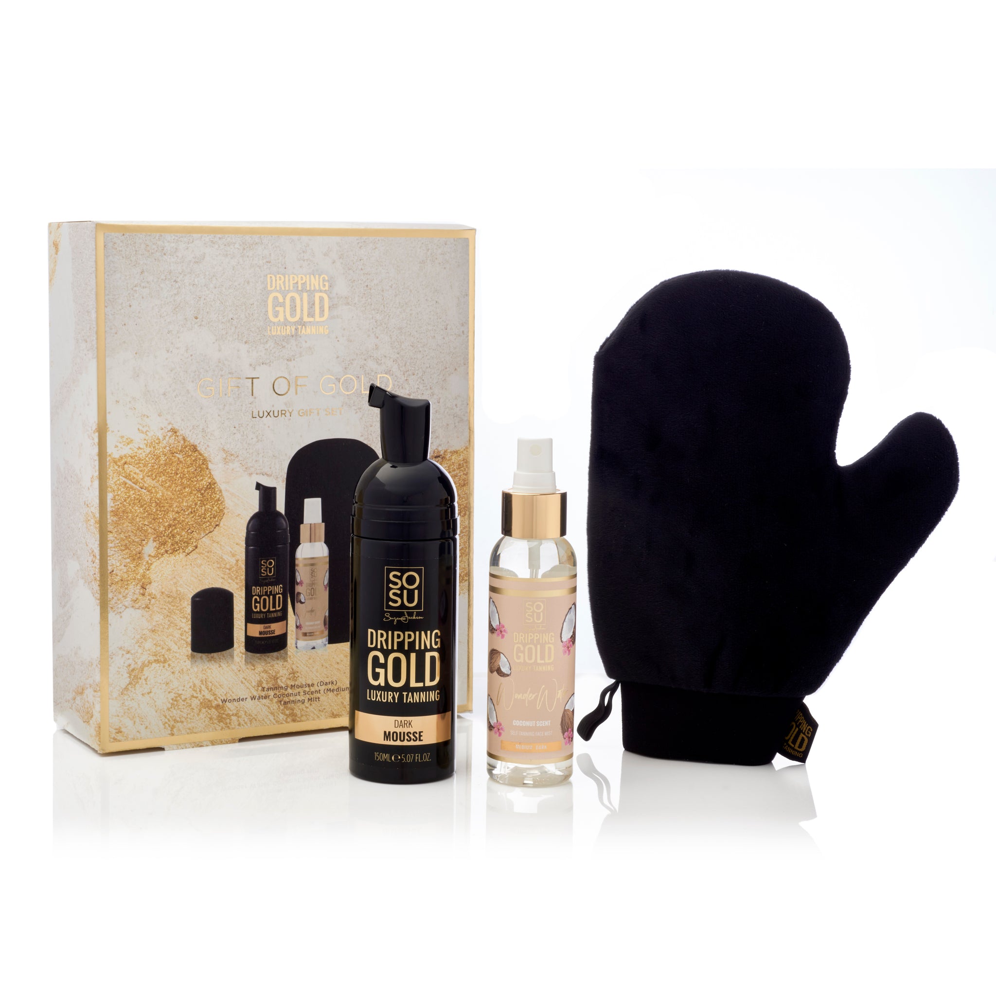 Dripping Gold Gift of Gold Tanning Gift Set. 20% OFF