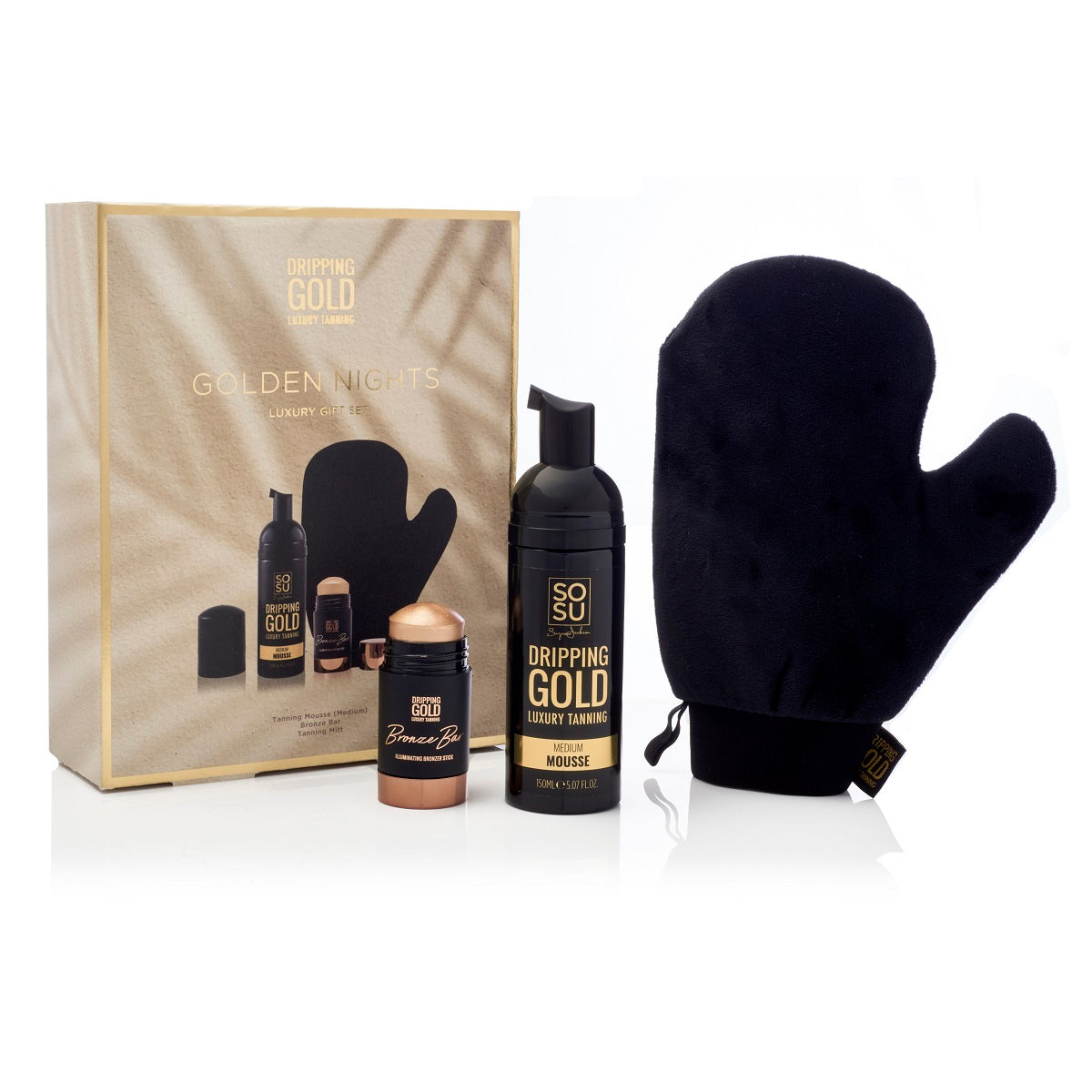 Dripping Gold Golden Nights Tanning Gift Set. 20% OFF