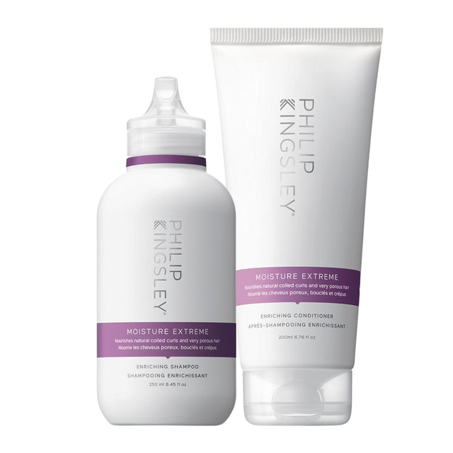 Philip Kingsley Moisture Extreme Shampoo 250ml & Conditioner 200ml Duo