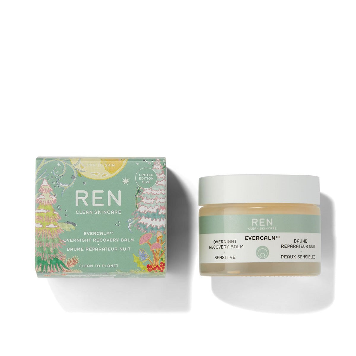REN Limited Edition Evercalm Overnight Recovery Balm 50ml SUPERSIZE