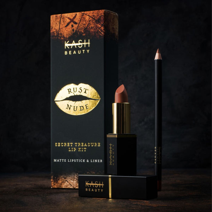 rust lipstick nude lipliner