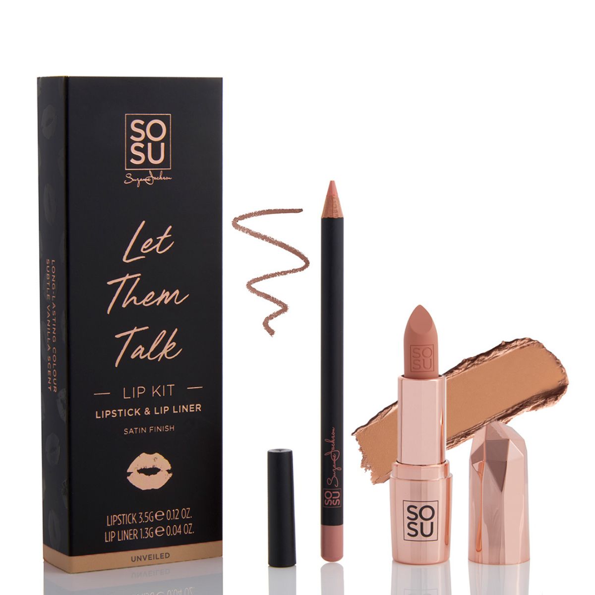 SOSU Cosmetics Nude Lip Kit Unveiled