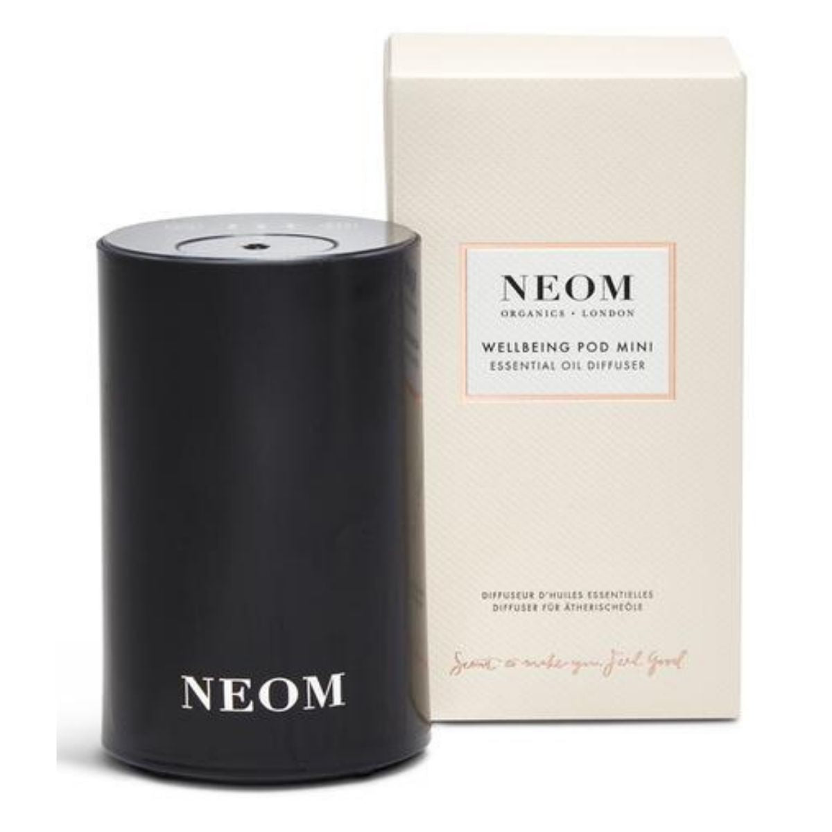 Neom Wellbeing Pod Mini Essential Oil Diffuser Black