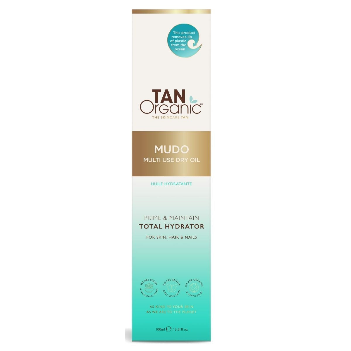Tan Organic Multi-Use Dry Oil