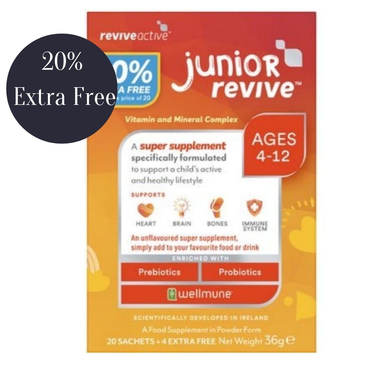 Revive Active Junior Revive 20% EXTRA FREE