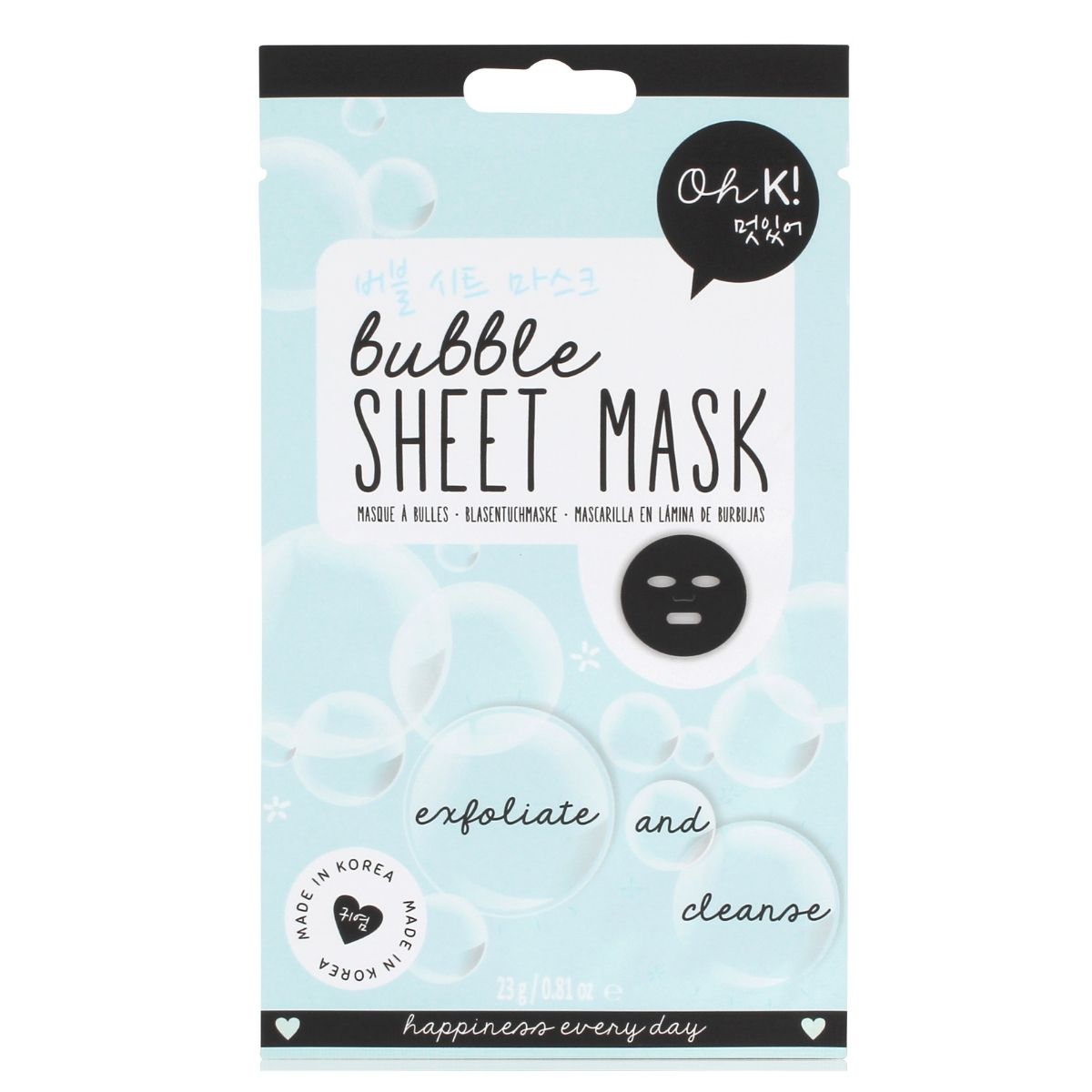 Oh K! Exfoliating Bubble Sheet Mask