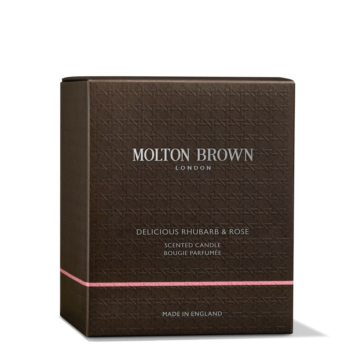 Molton Brown Delicious Rhubarb & Rose Signature Scented Single Wick Candle.