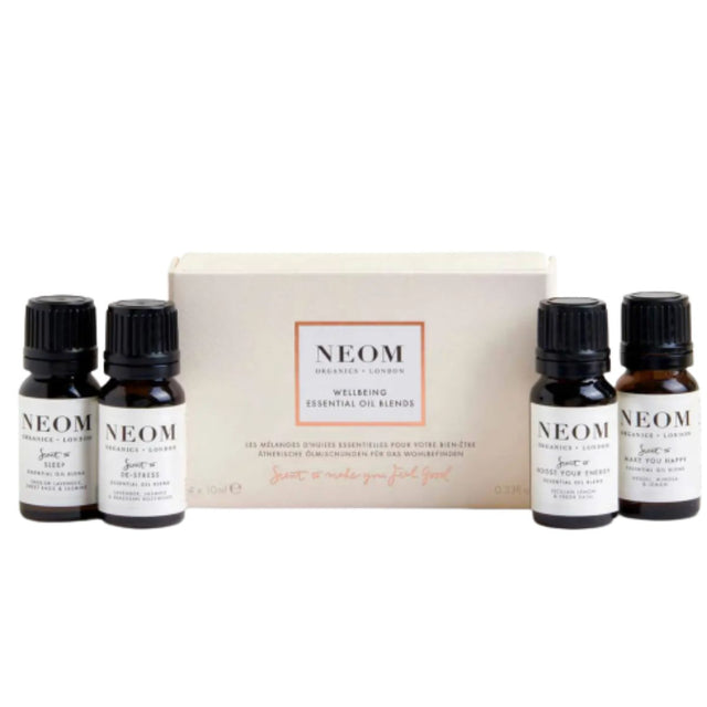 Neom Wellbeing Essential Oil Blends x 4