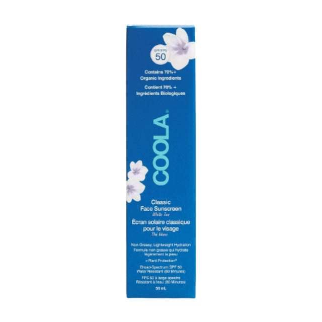 Coola Face Lotion SPF50 White Tea