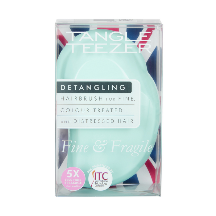 Tangle Teezer Fine and Fragile Detangling Hairbrush Mint violet in package