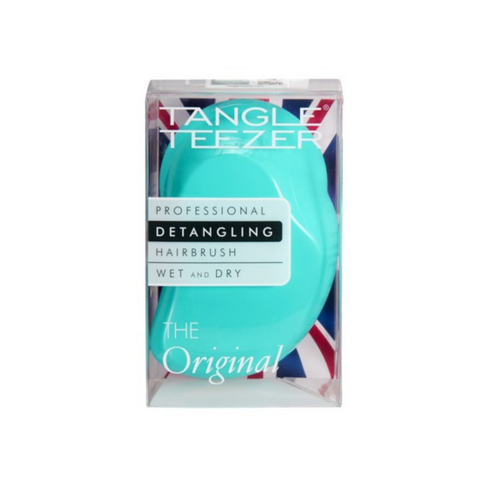 Tangle Teezer Original Cornflower Blue - Pink/Turquoise   packed